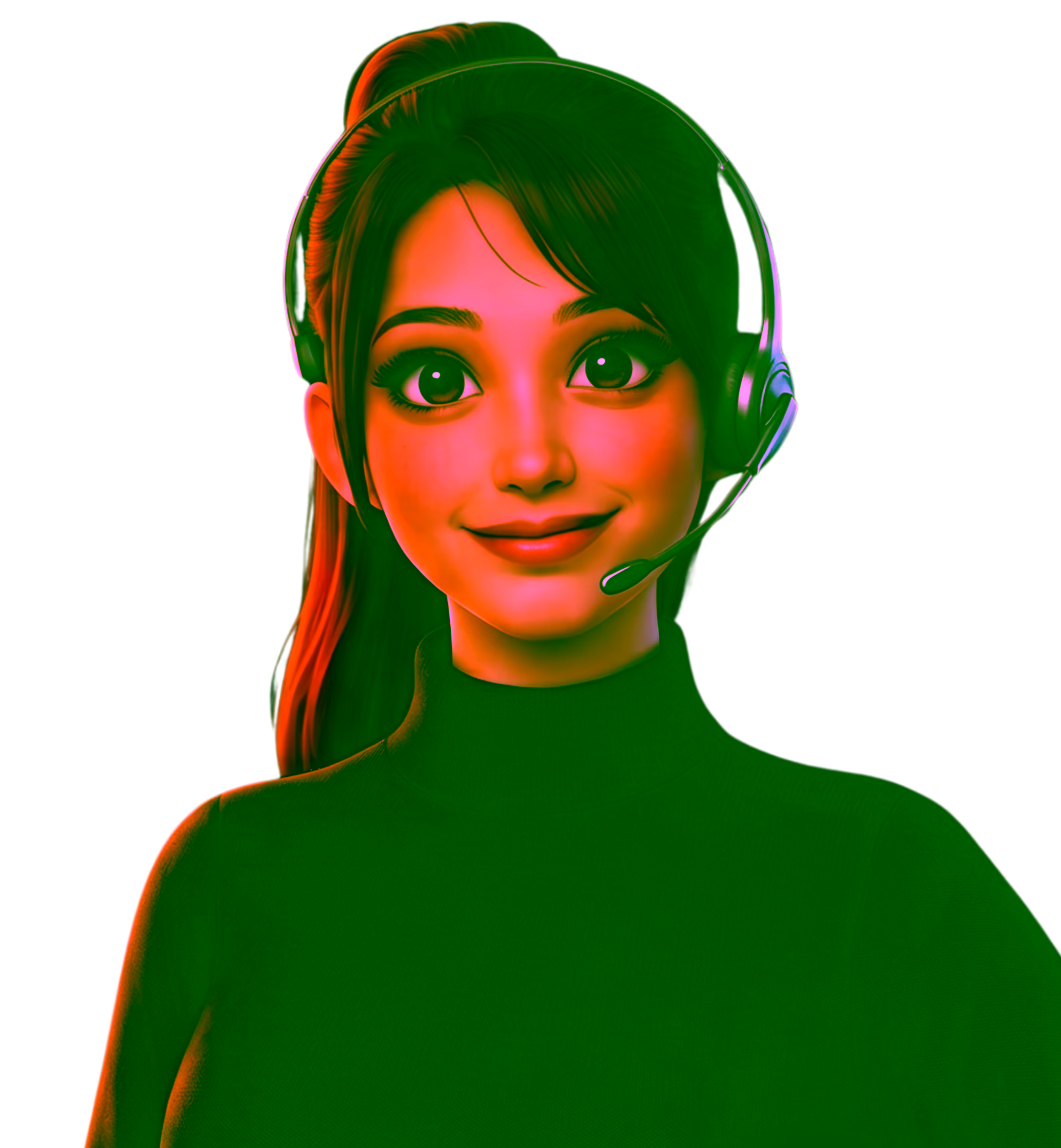 Portrait de Chloé, Standardiste